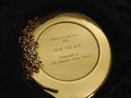 CQTian of the Year award 2011.