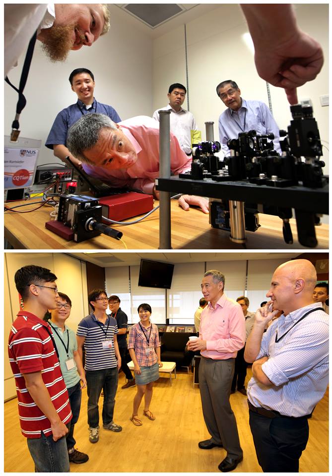 PM Lee's pictures on Facebook from his visit to CQT.