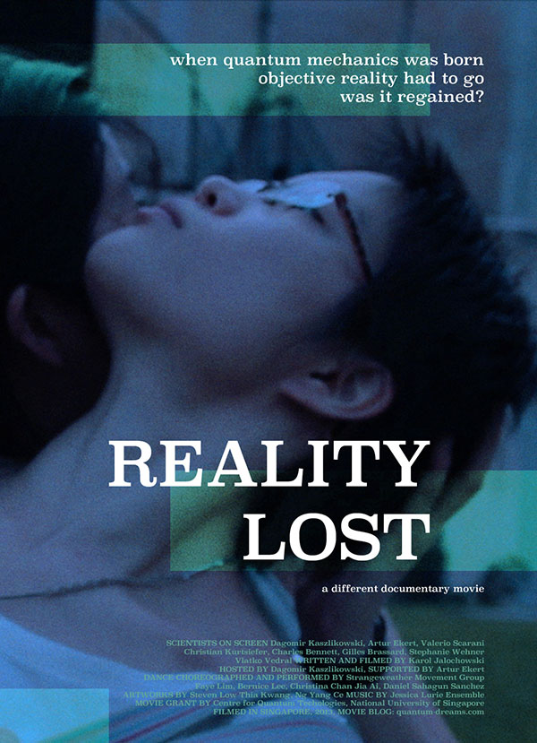 Poster for Reality Lost, a different documentary movie.