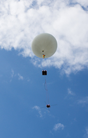 The SPEQS prototype was lofted by the weather balloon to 37.5km