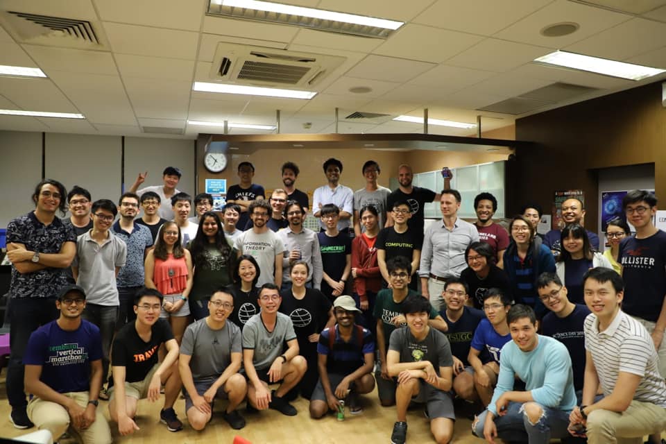 Group photo of participants in the Qiskit hackathon